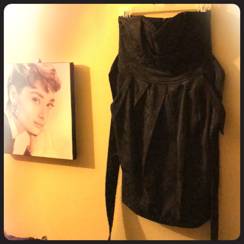 Black formal cocktail dress